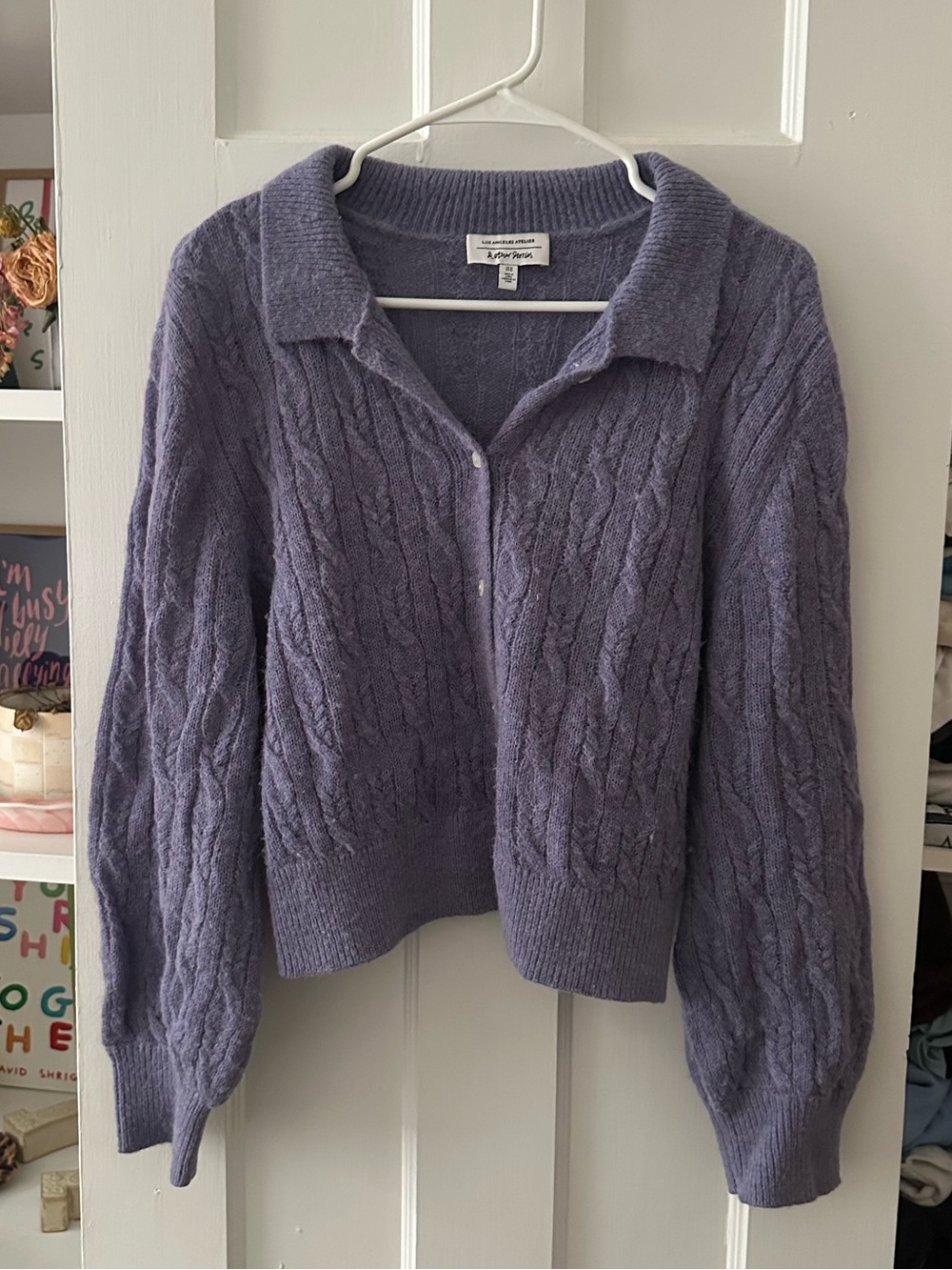 & other stories collared cardigan